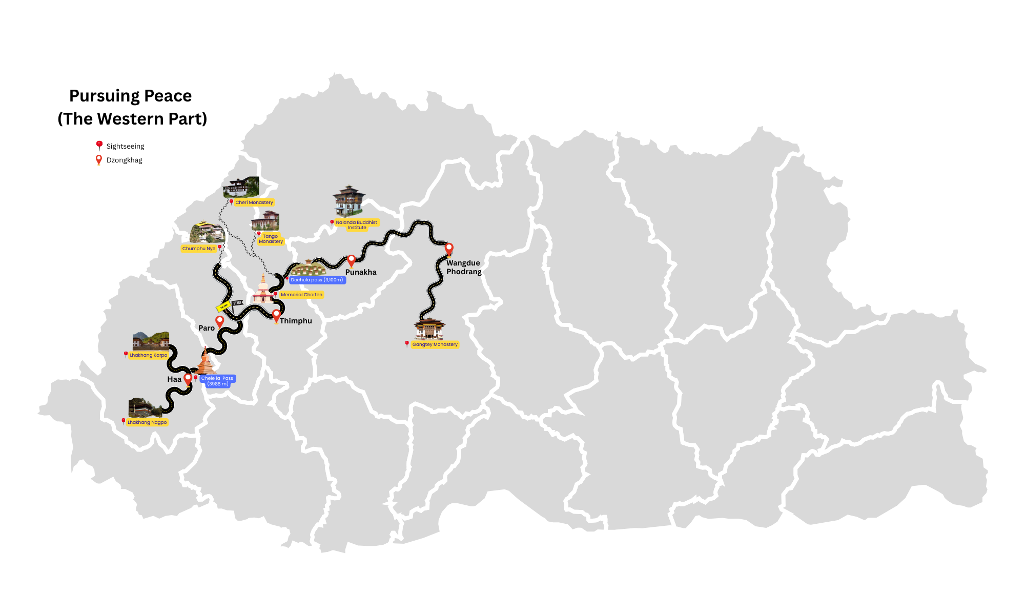 Pursuing Peace Map