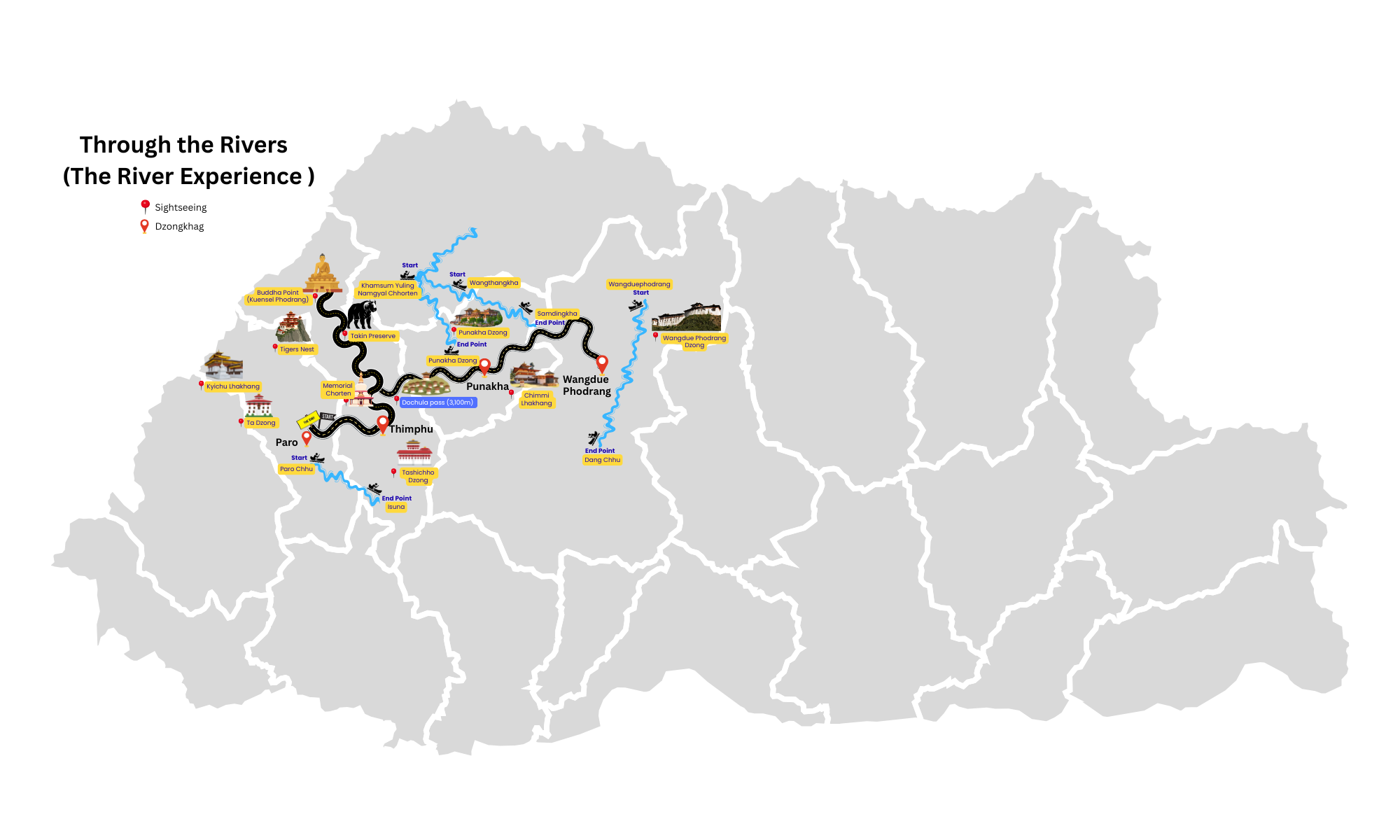 Rivers Tour Map