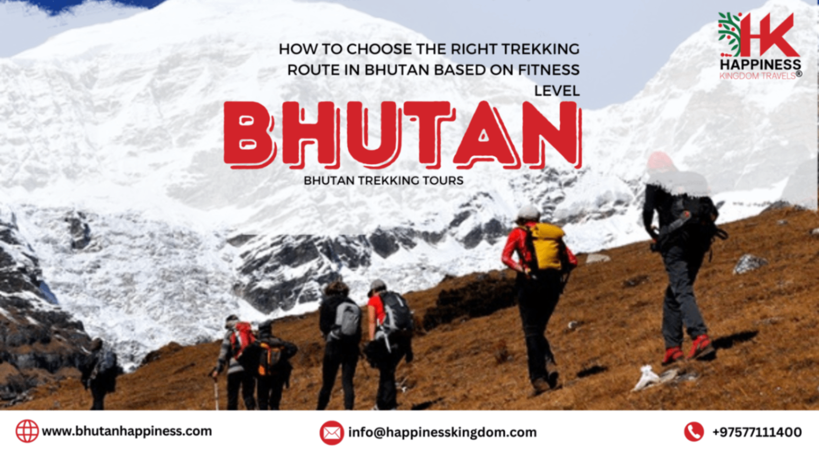 Choose right bhutan trek by fitness level