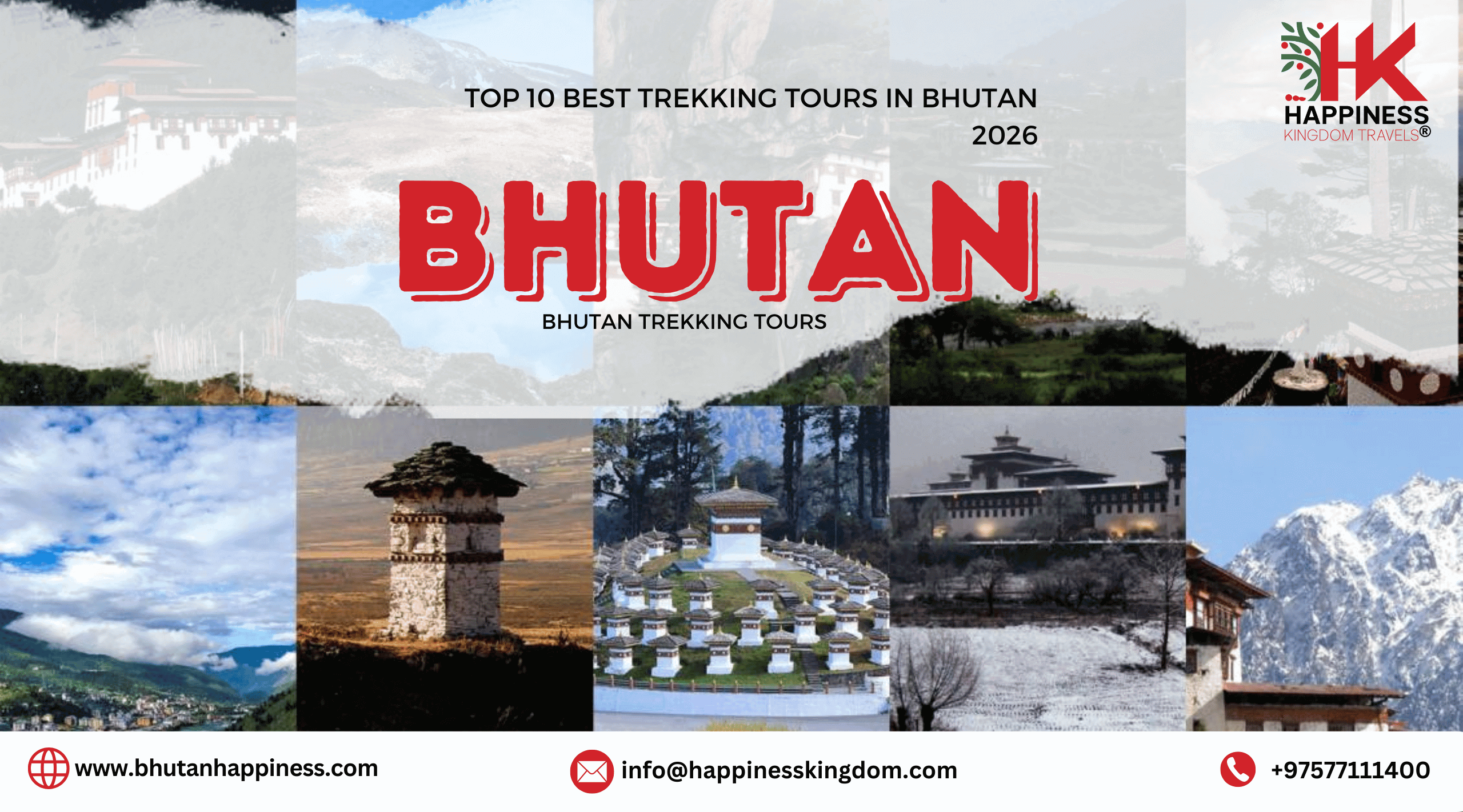 Top 10 Best Trekking Tours in Bhutan 2026