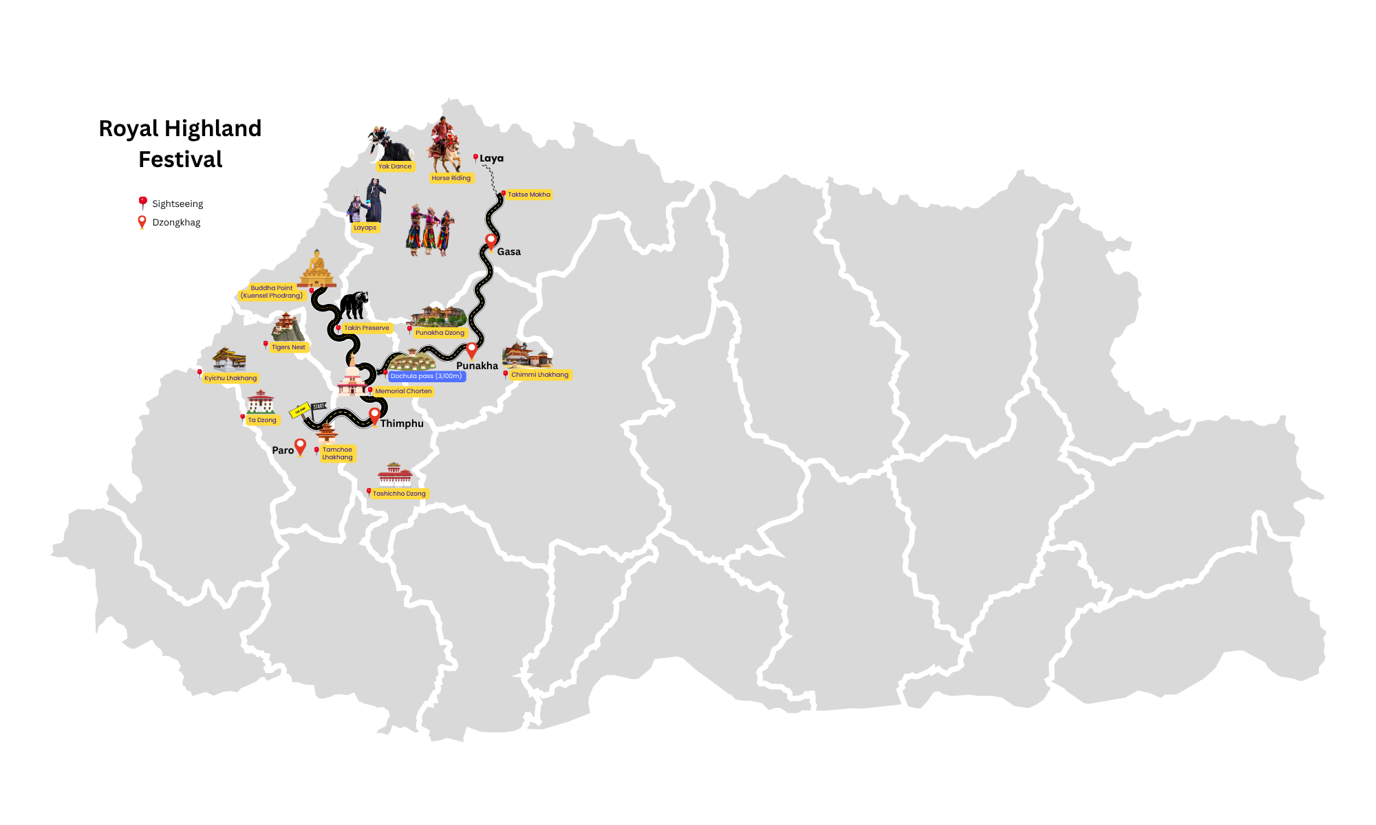 Highland Festival Map